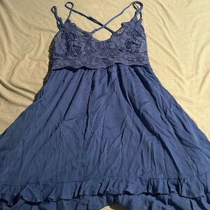 Blue dress